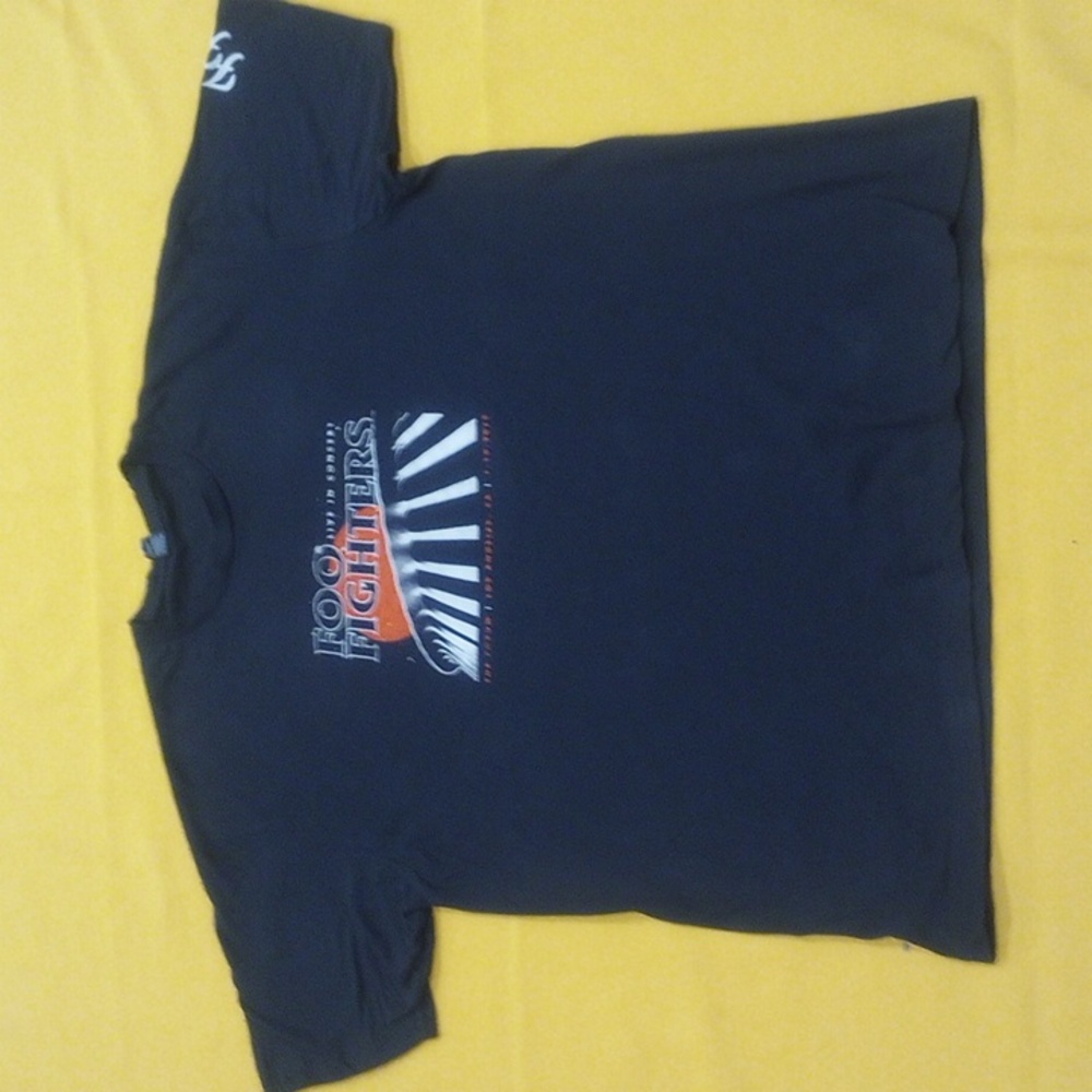 Foo Fighters Dave Grohl Birthday LA Forum Show Black Graphic T-Shirt Size Large.